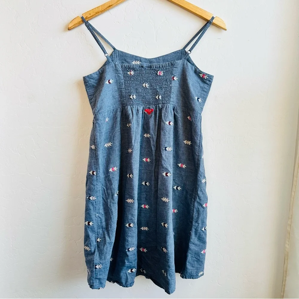 Roxy Girl Chambray Dress Size 14